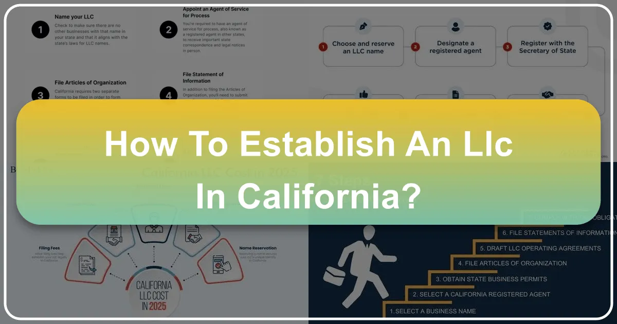 How to Establish an LLC in California