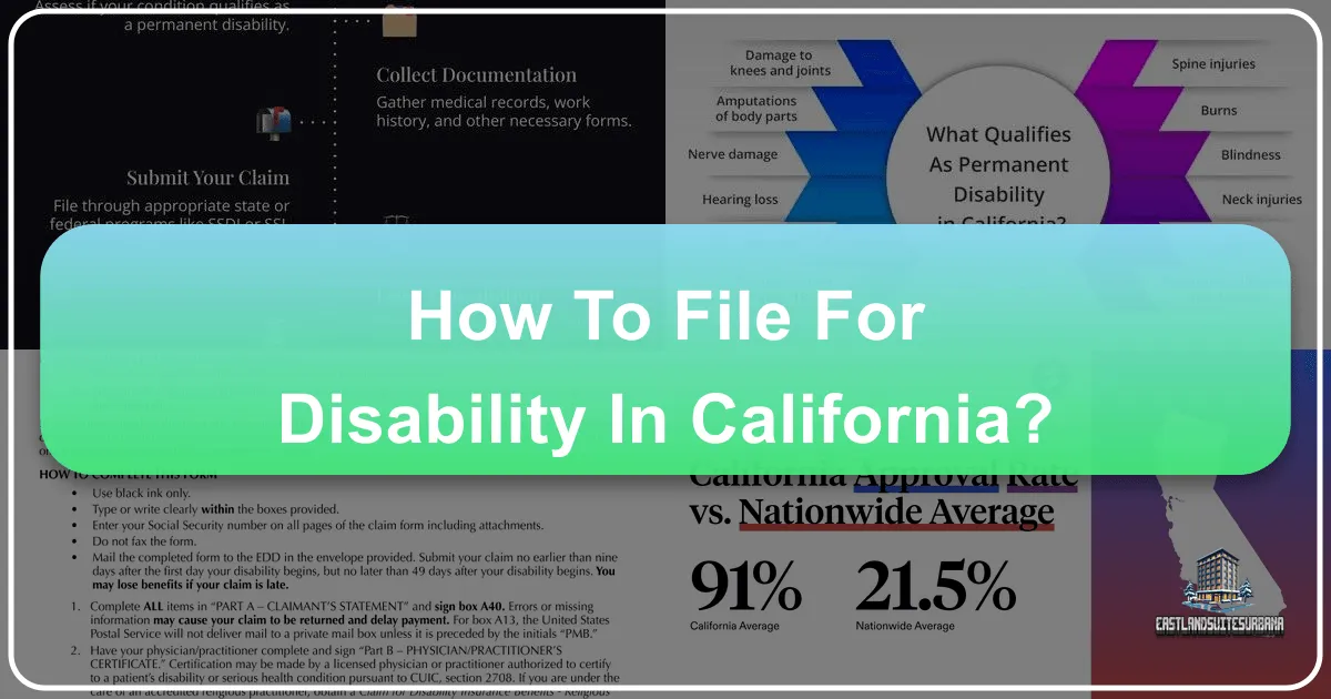 how to file for disability in california
