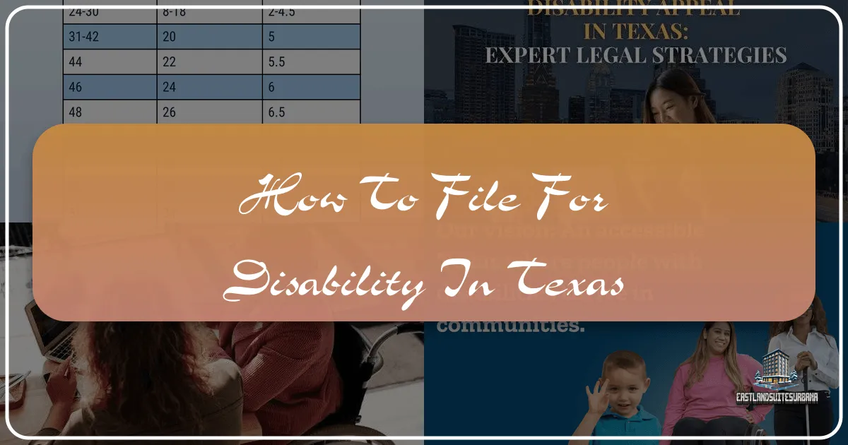 How to File for Disability in Texas