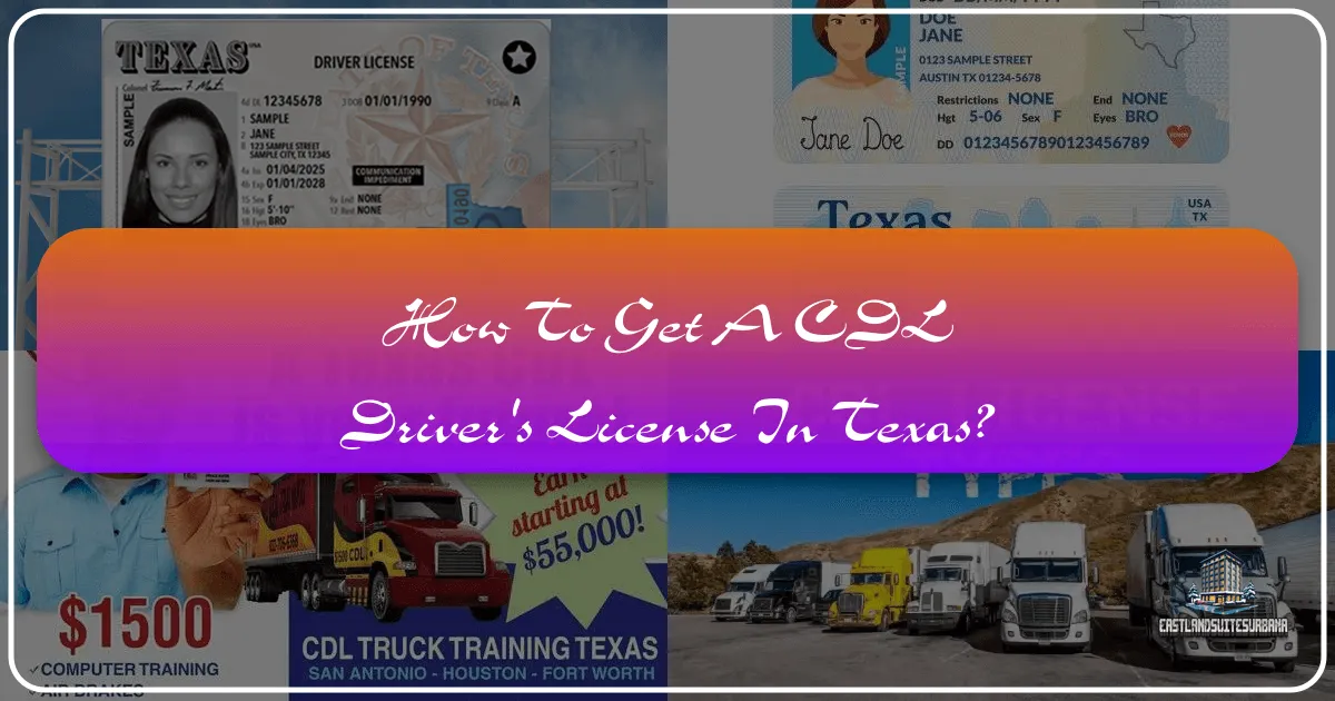 How To Get A CDL Driver's License In Texas?