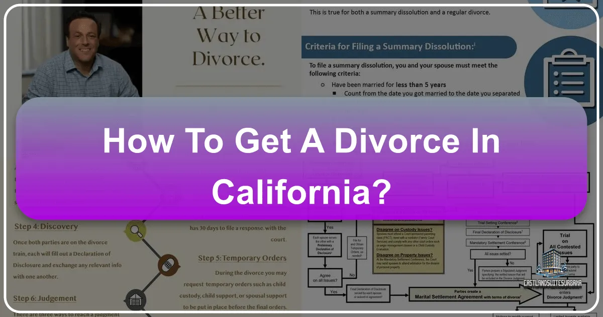 How to Get a Divorce in California
