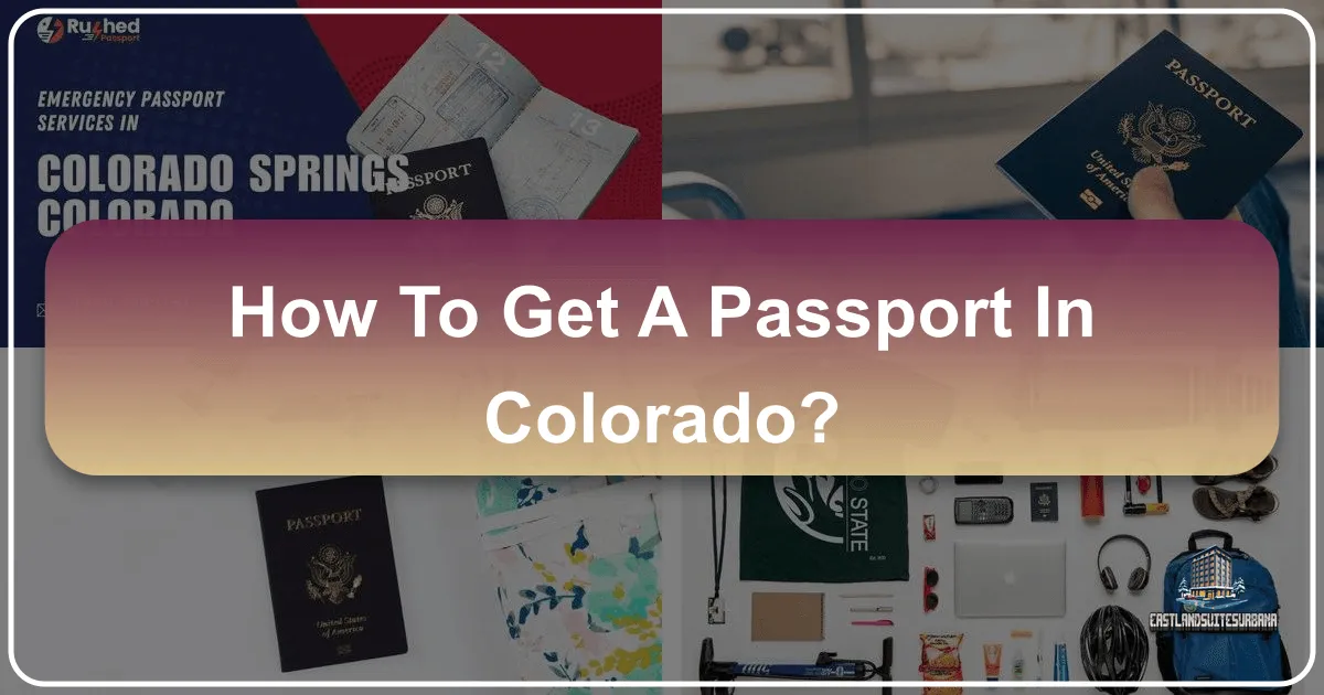 How To Get A Passport In Colorado?