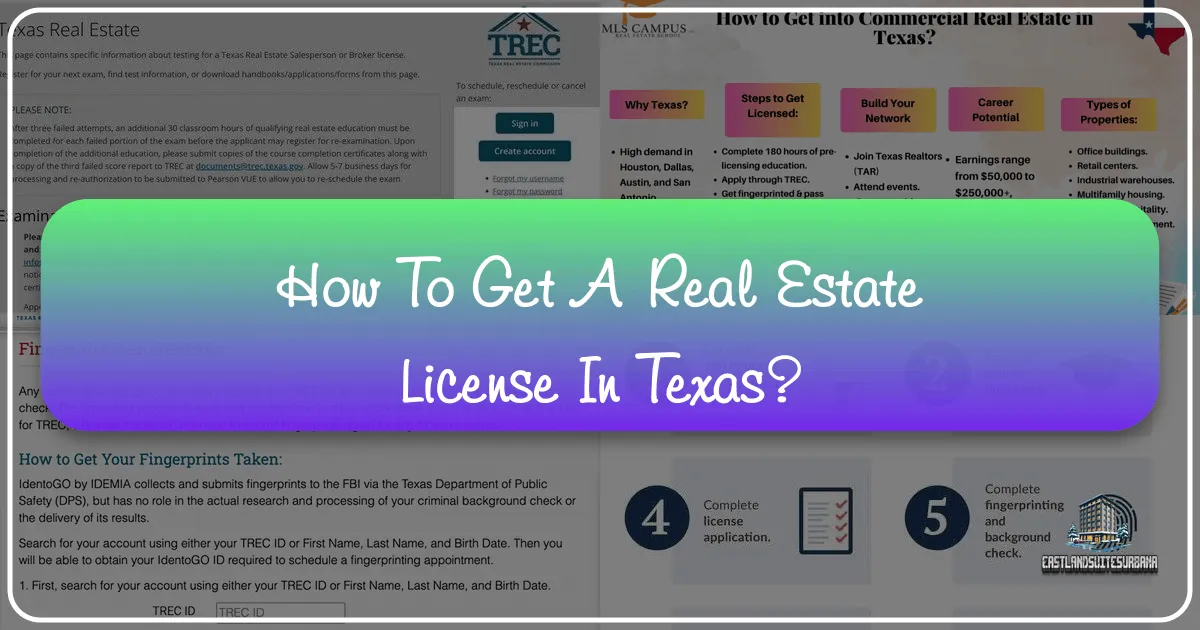 How To Get A Real Estate License In Texas?