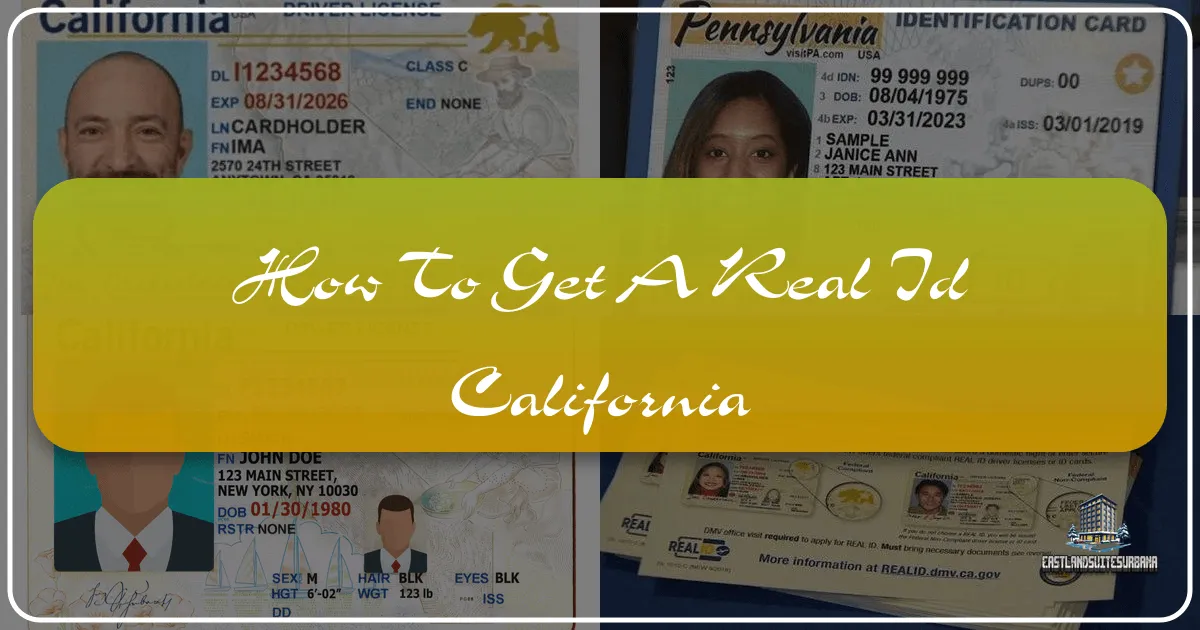 How To Get A Real Id California