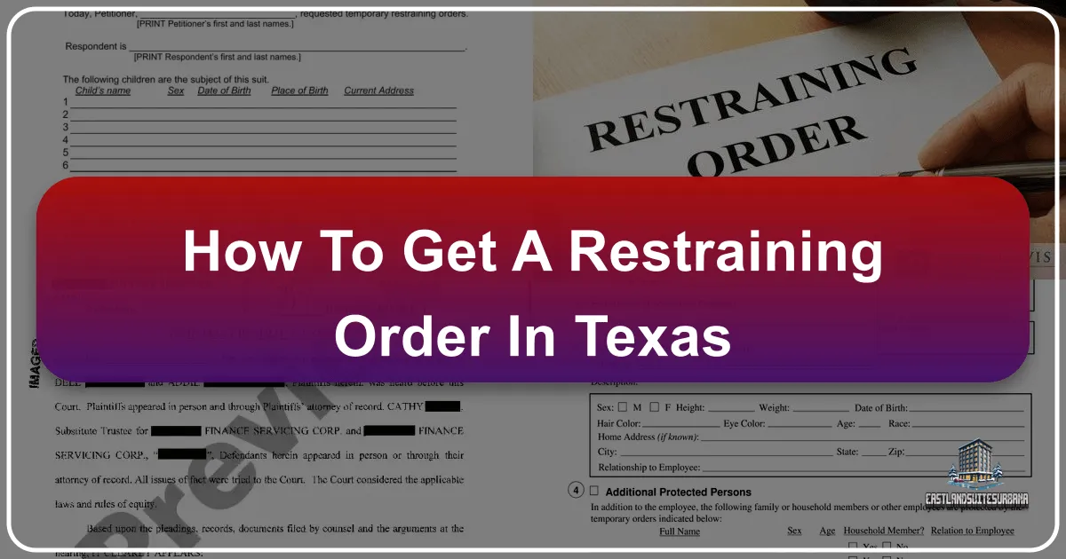 how to get a restraining order in texas