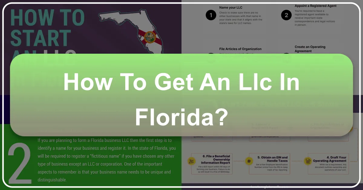 How to Get an LLC in Florida