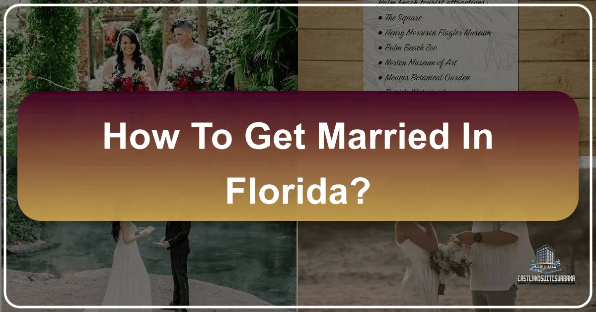 How to Get Married in Florida