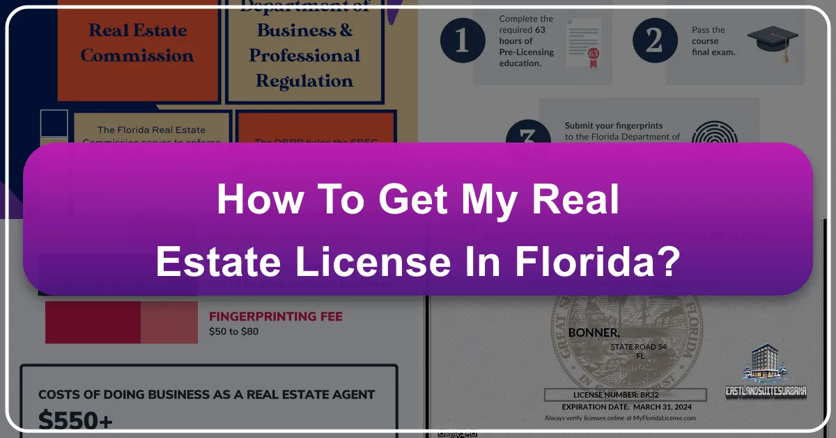 How To Get My Real Estate License In Florida?