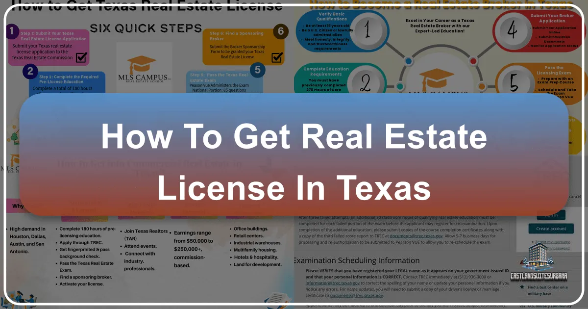 How To Get Real Estate License In Texas