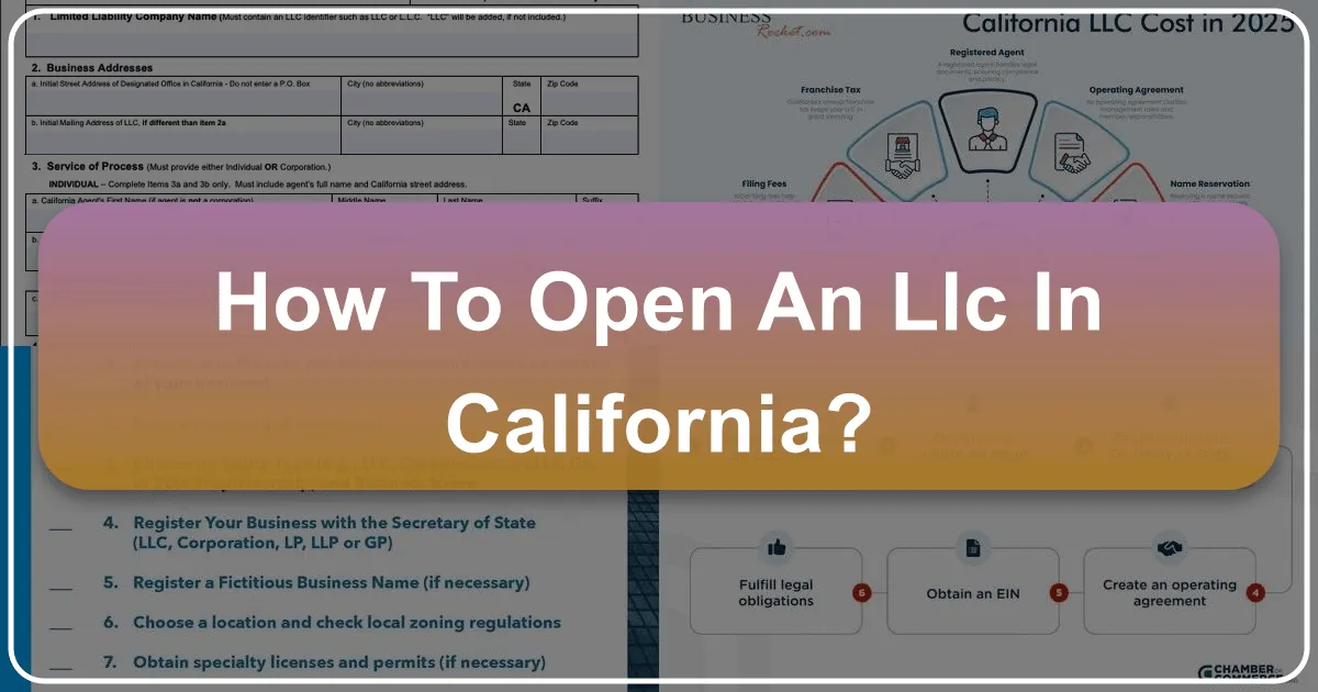 How to Open an LLC in California