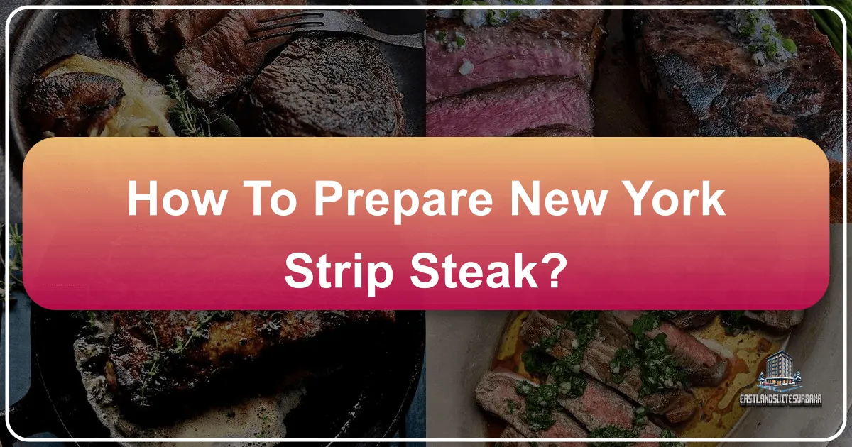 How to Prepare New York Strip Steak