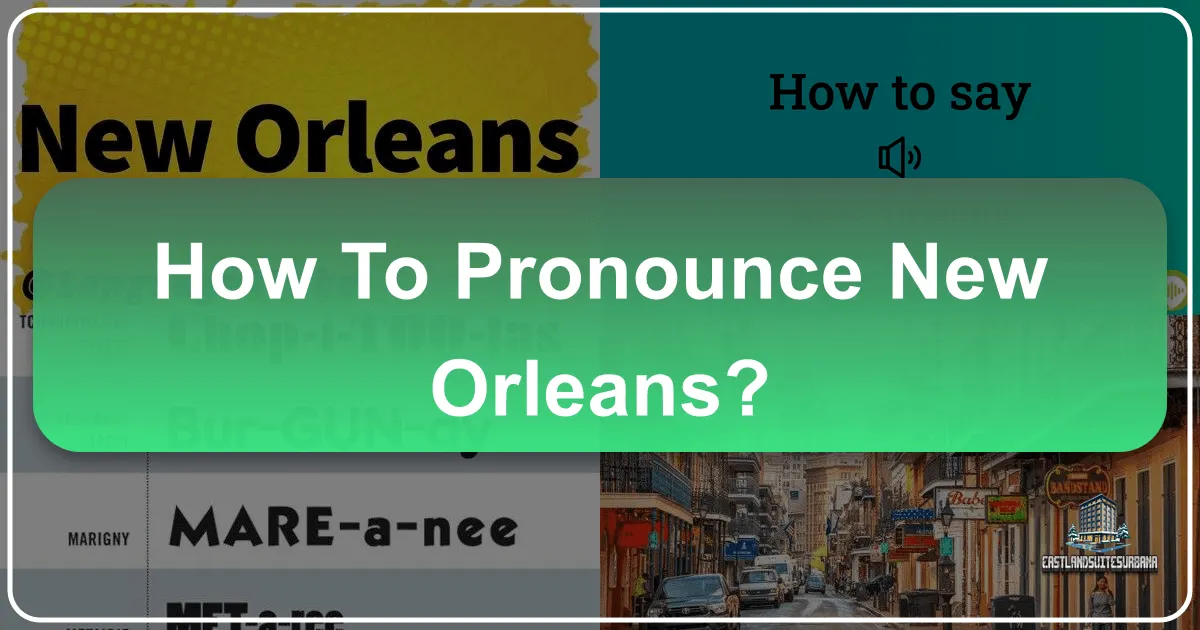 How To Pronounce New Orleans?