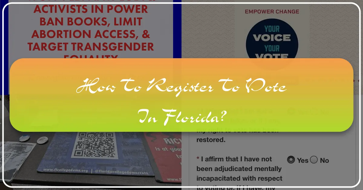 How to Register to Vote in Florida