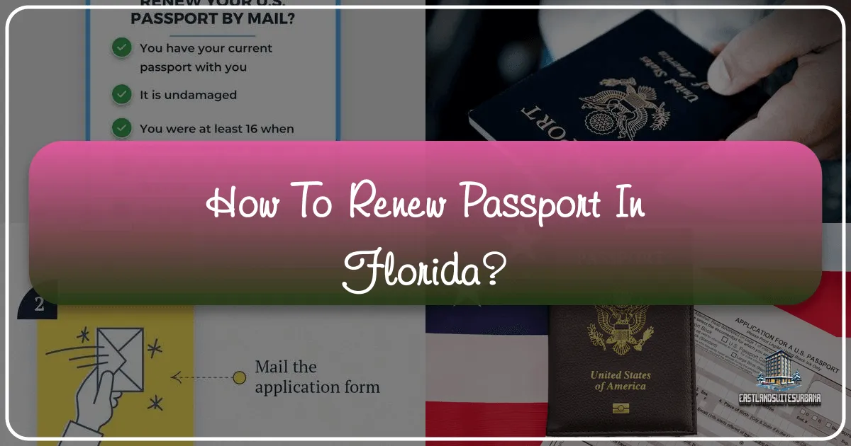 How To Renew Your Passport In Florida?
