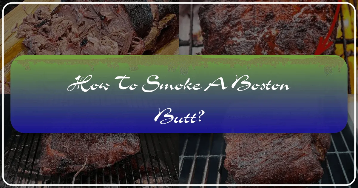 How to Smoke a Boston Butt: A Culinary Journey Through American BBQ Culture