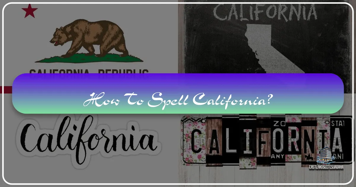 How To Spell California?
