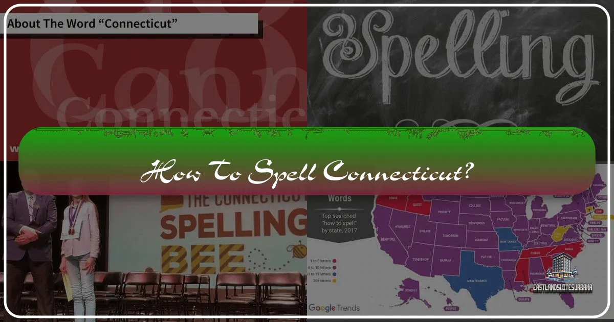 How To Spell Connecticut?