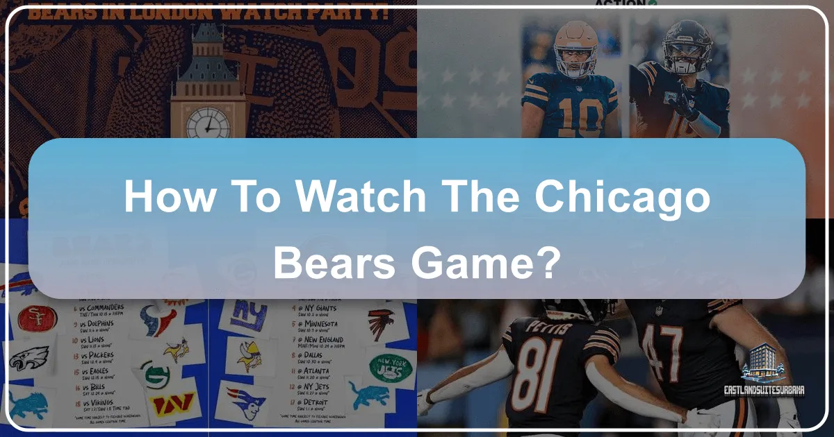 How To Watch The Chicago Bears Game?