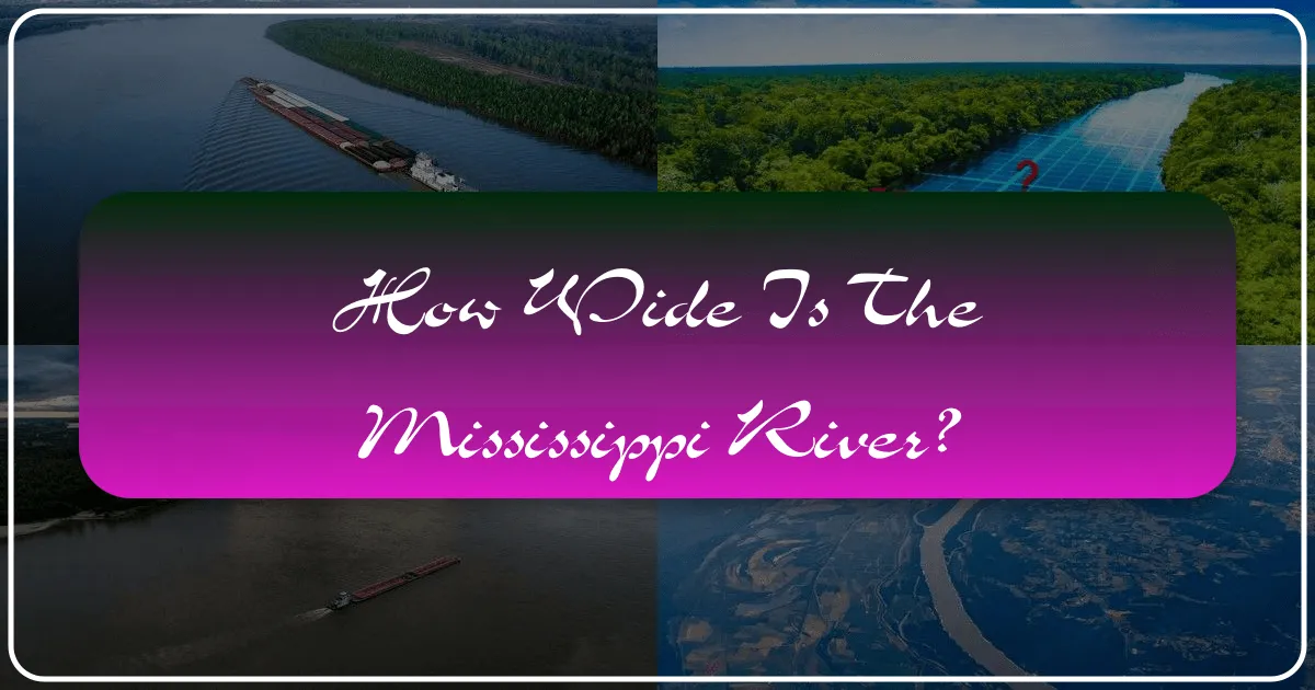 How Wide is the Mississippi River?