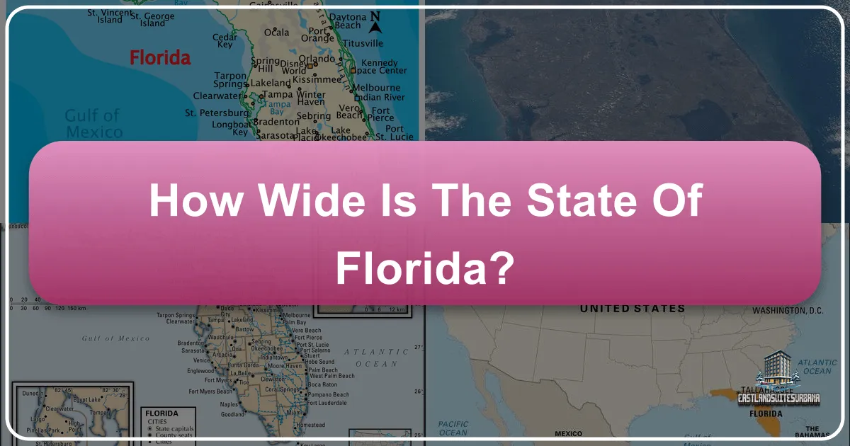 How Wide Is The State Of Florida?