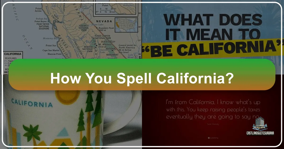 How You Spell California?
