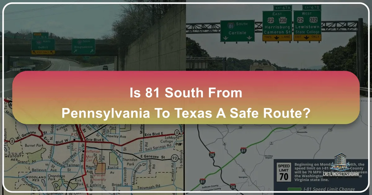 Is 81 South From Pennsylvania To Texas A Safe Route?