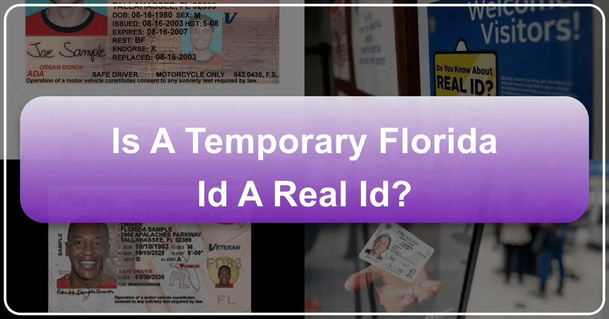 Is a Temporary Florida ID a Real ID?