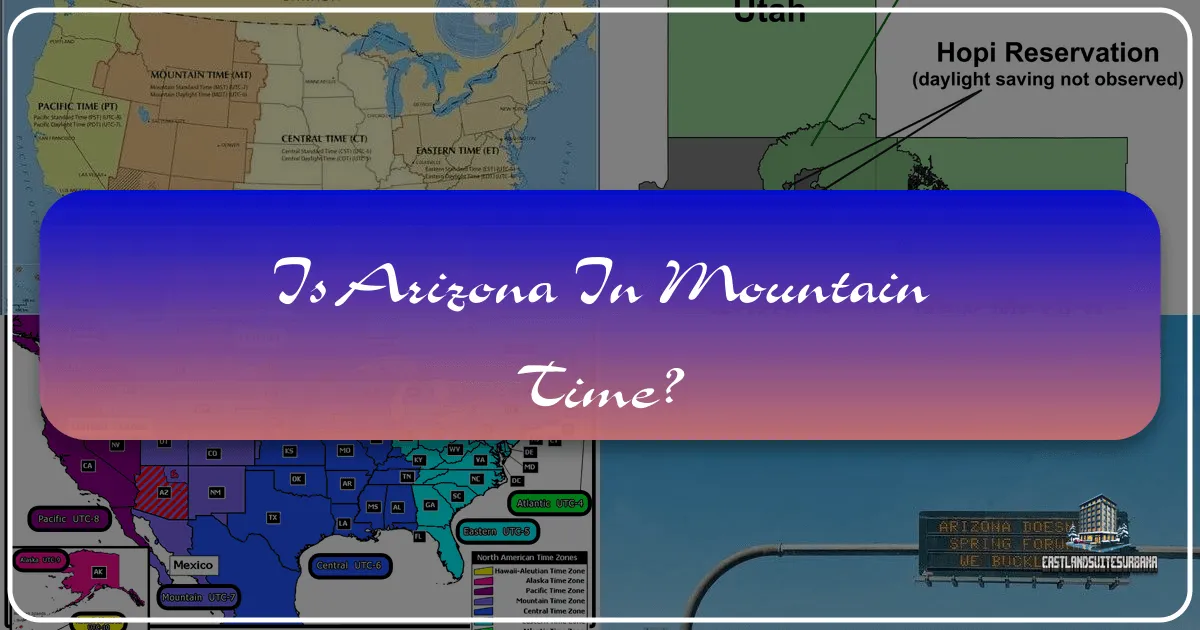 Is Arizona in Mountain Time