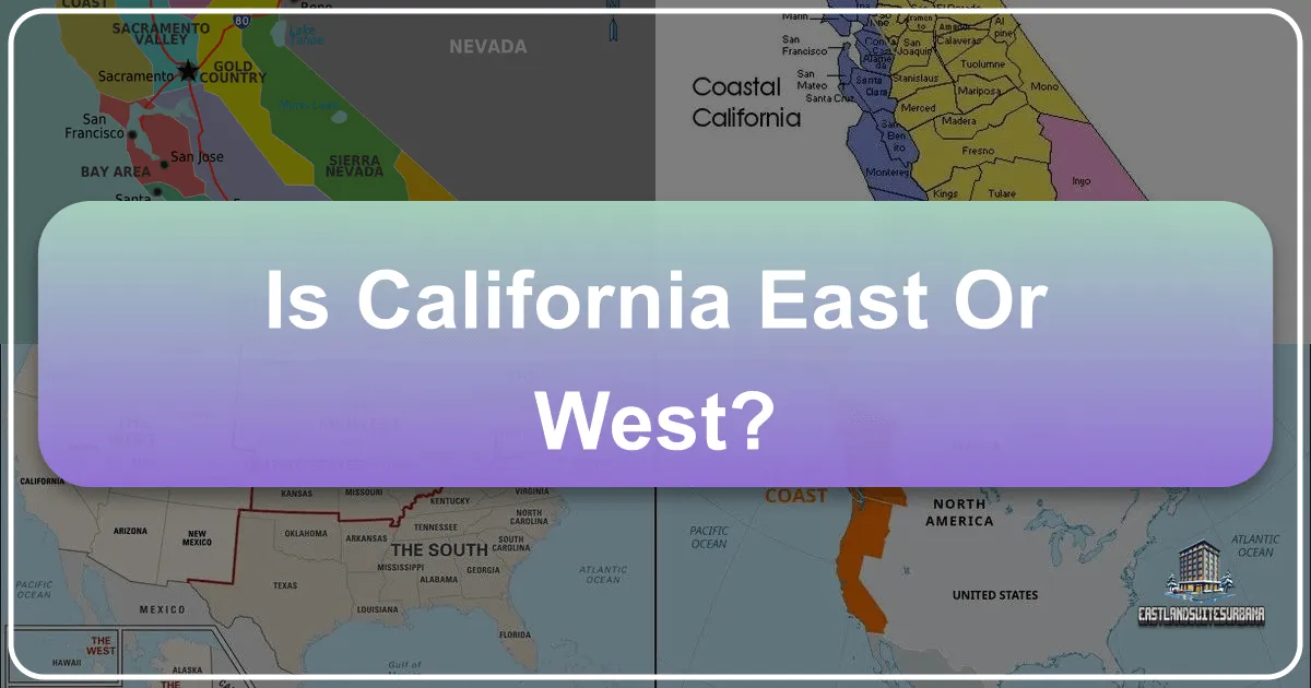 Is California East Or West?