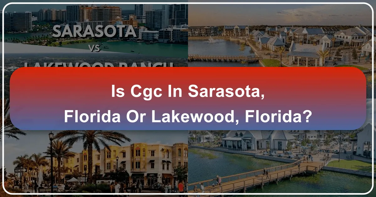 Is Certified Guaranty Company (CGC) in Sarasota, Florida or Lakewood Ranch, Florida?