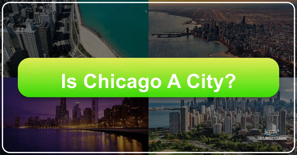 Is Chicago a City? Unveiling the Urban Majesty of the Windy City