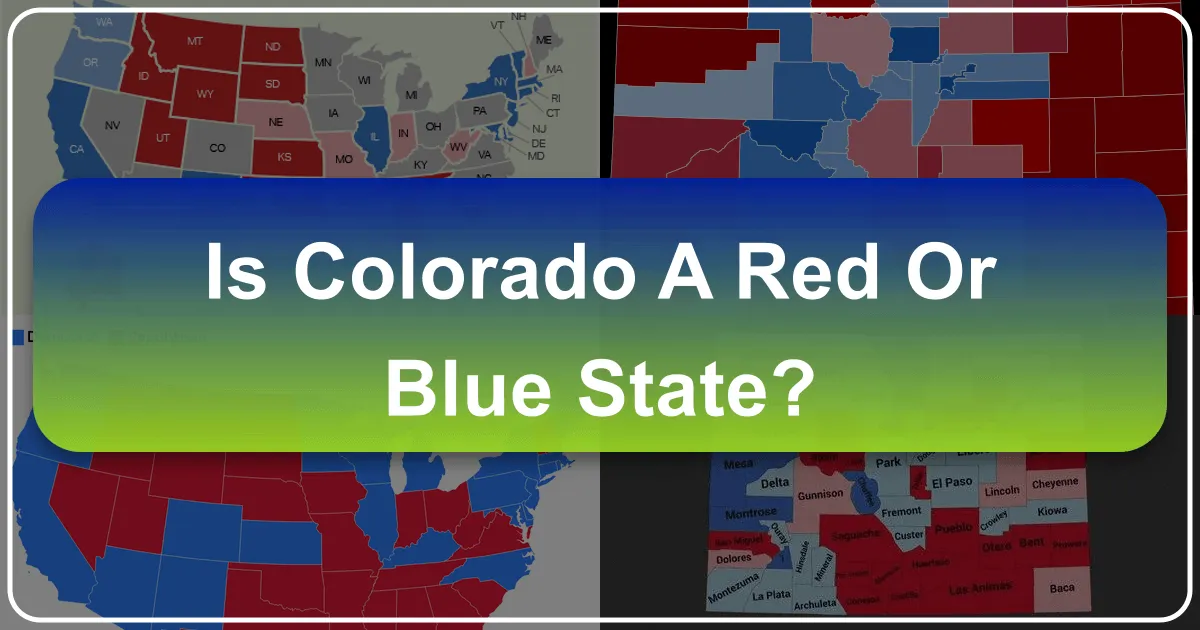 Is Colorado a Red or Blue State? Unpacking Its Political Spectrum and Tourist Appeal