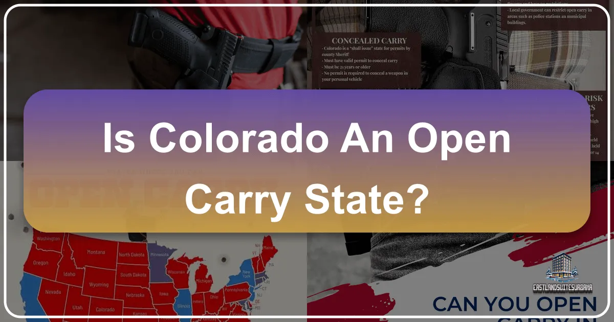 Is Colorado an Open Carry State?