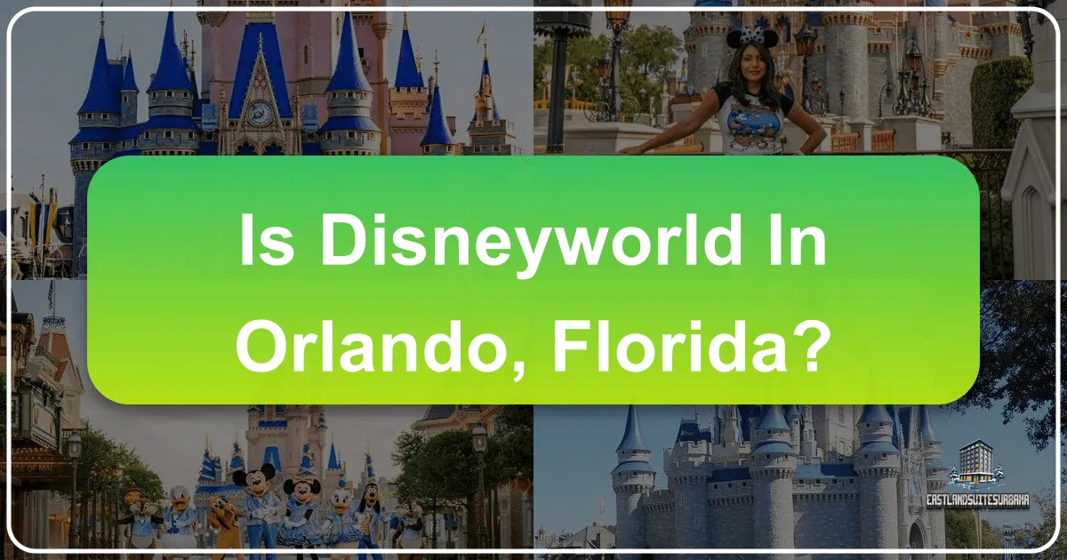 Is Disneyworld In Orlando, Florida?