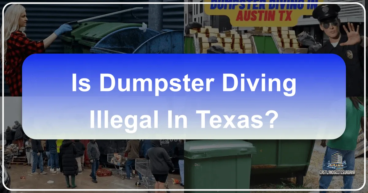 Is Dumpster Diving Illegal In Texas?