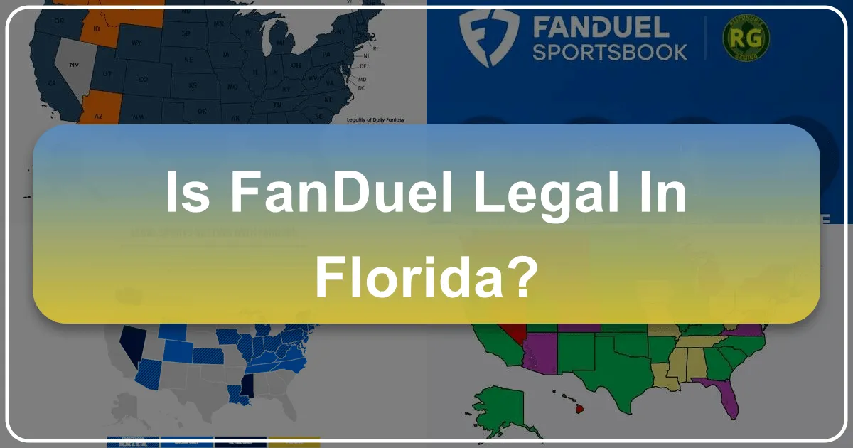 Is FanDuel Legal in Florida? Navigating the Complexities of Sports Betting in the Sunshine State