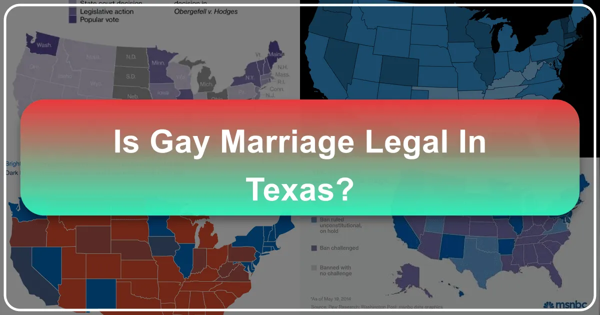 Is Gay Marriage Legal in Texas?