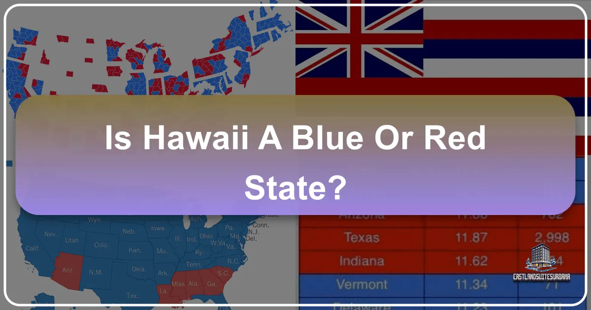 Is Hawaii a Blue or Red State?