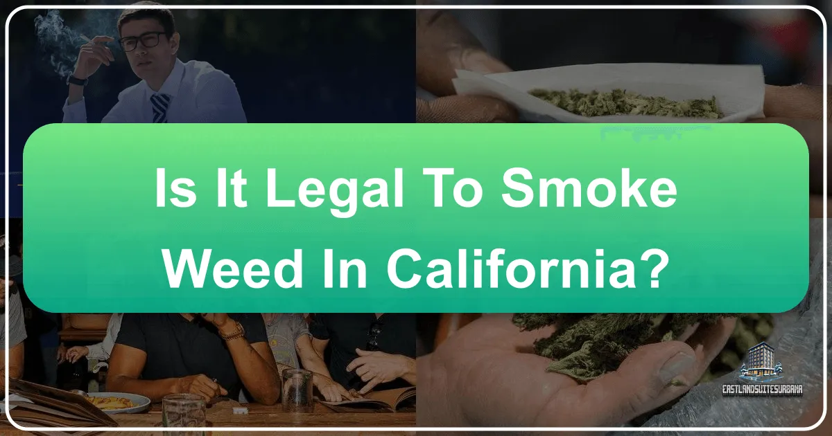 Is It Legal To Smoke Weed In California?