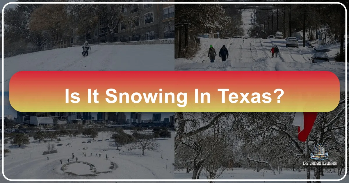 Is It Snowing In Texas?