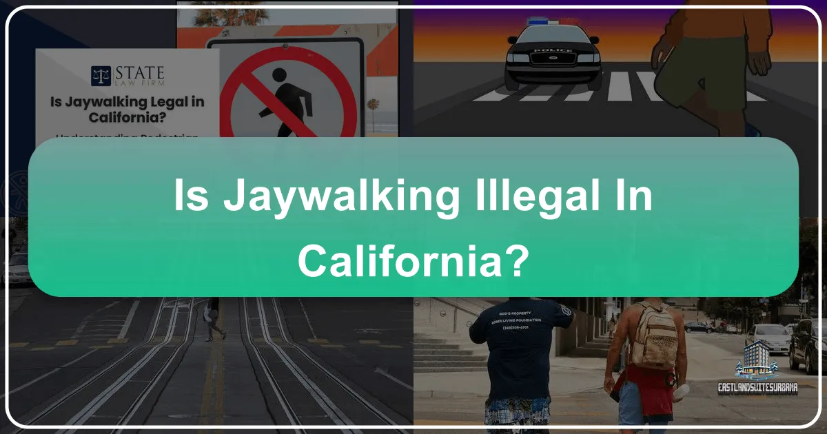 Is Jaywalking Illegal In California?