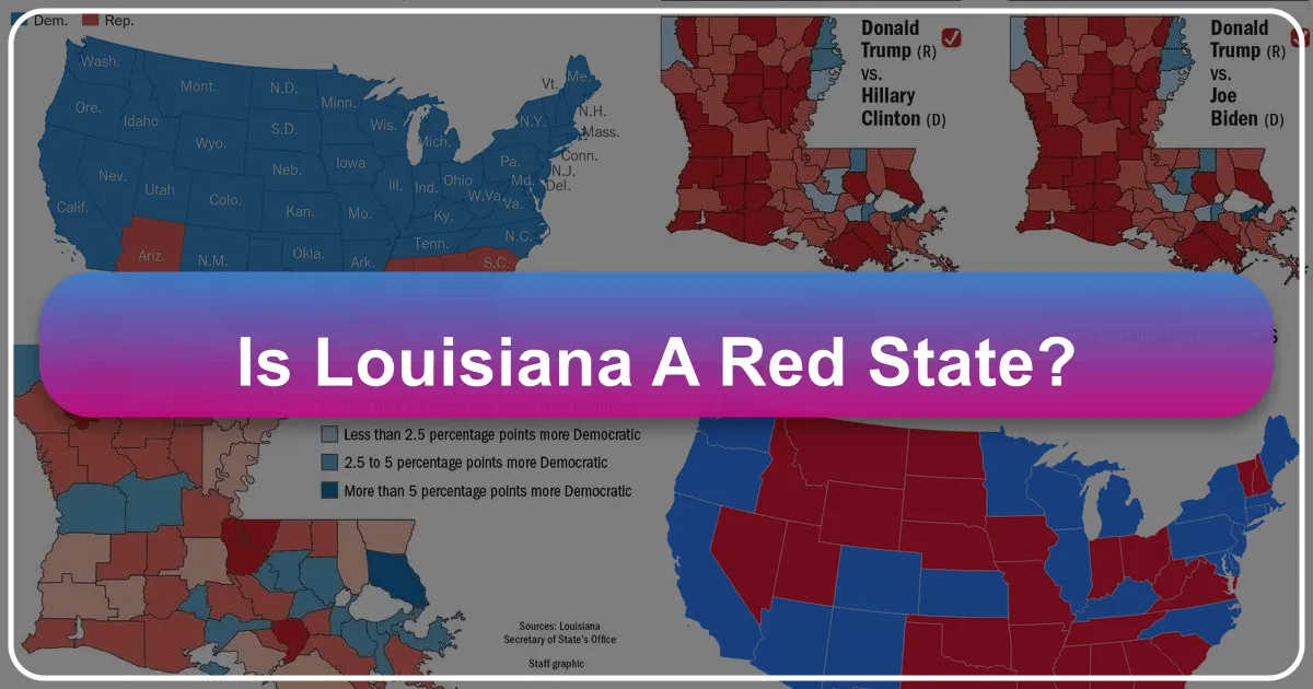 Is Louisiana a Red State?