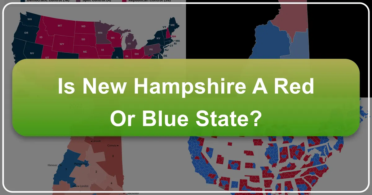 Is New Hampshire a Red or Blue State?