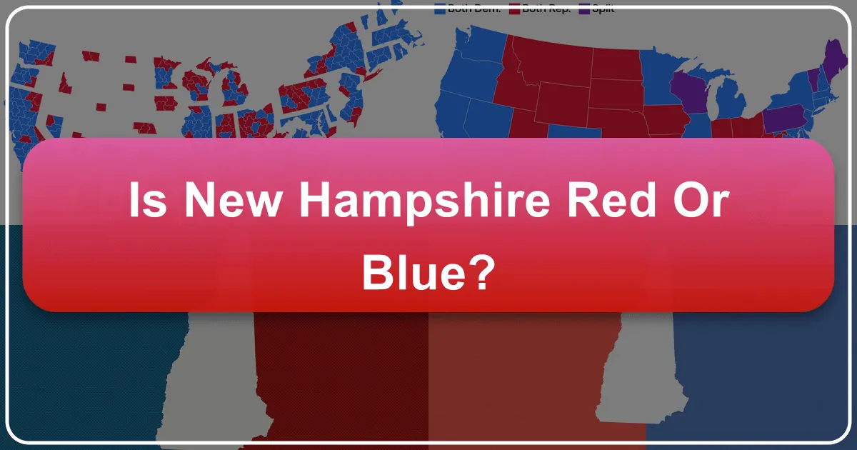 The Granite State's Hue: Is New Hampshire Red, Blue, or a Spectrum All Its Own?