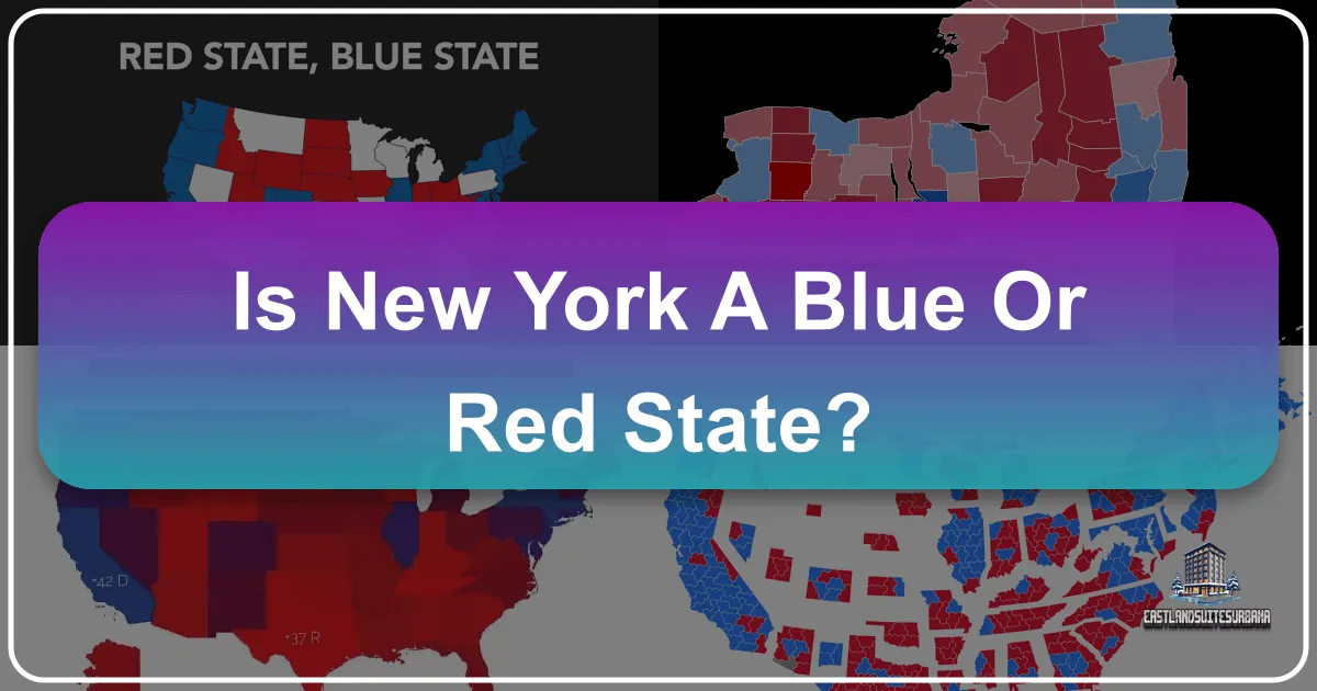 Is New York A Blue Or Red State?