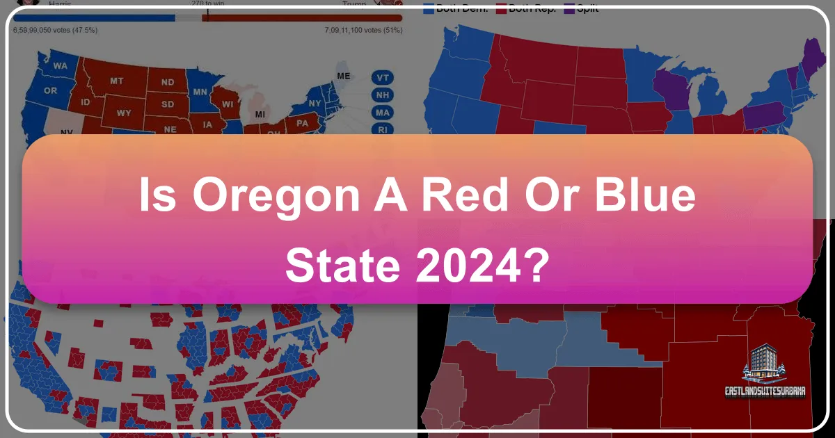 Is Oregon a Red or Blue State 2024