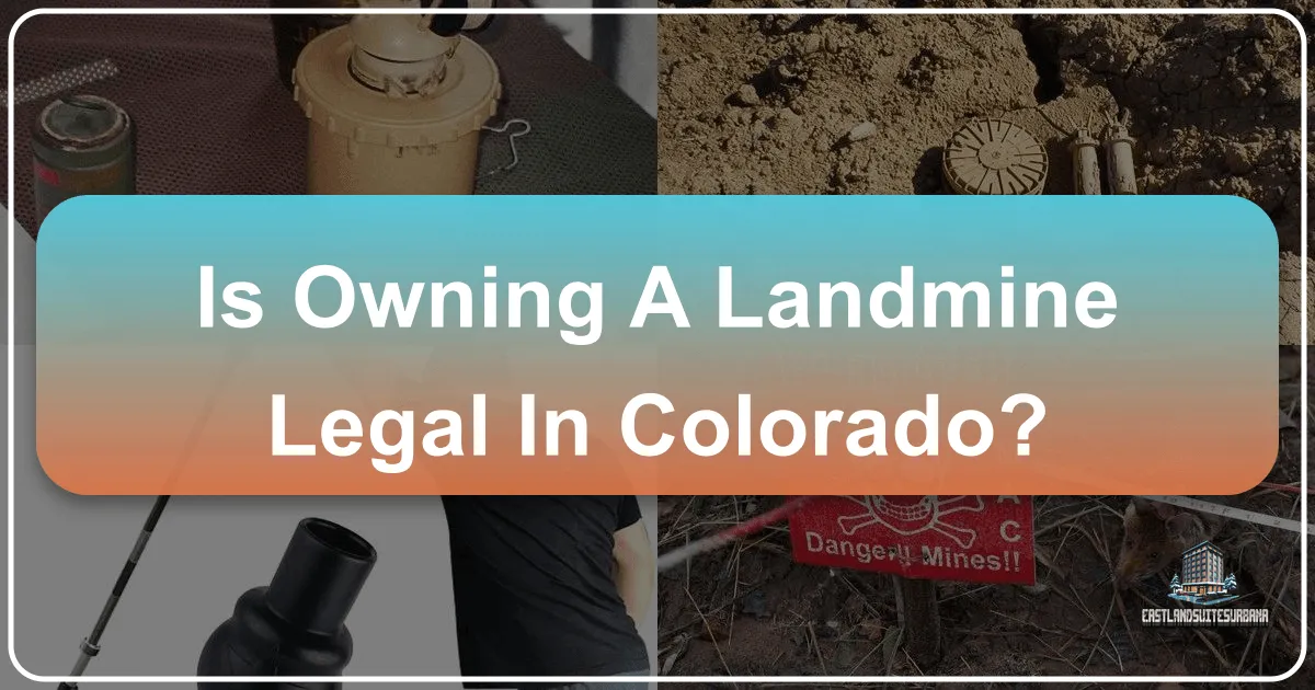 is owning a landmine legal in colorado