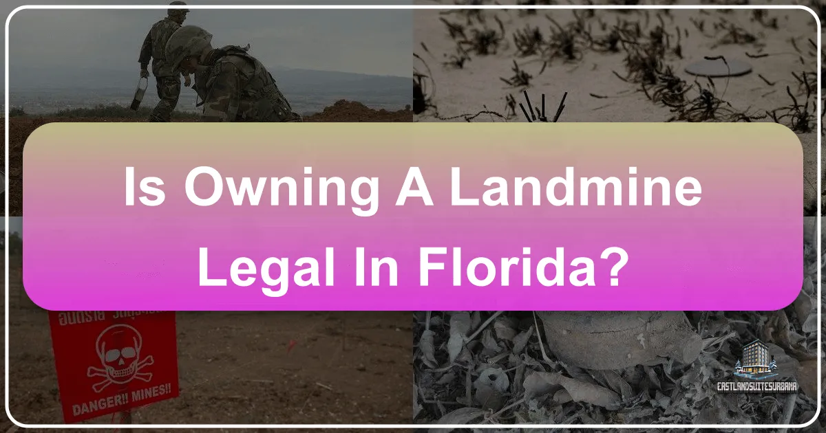 Is Owning A Landmine Legal In Florida?