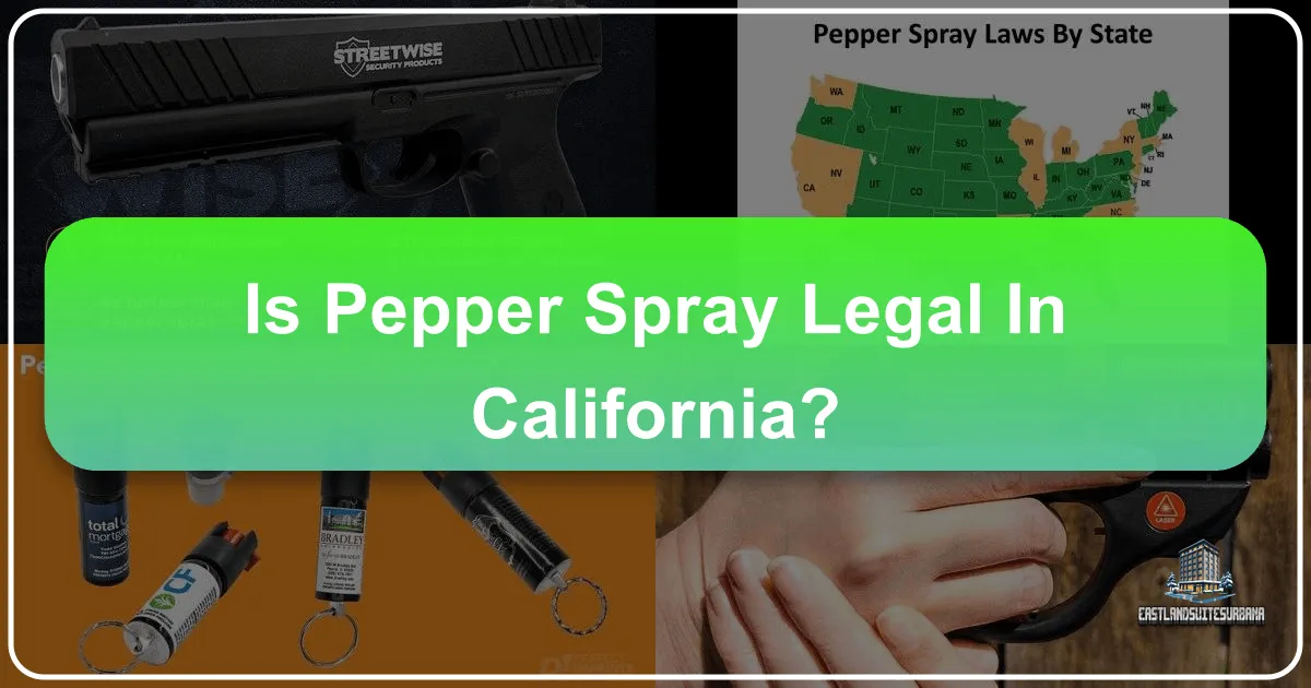 Is Pepper Spray Legal in California?