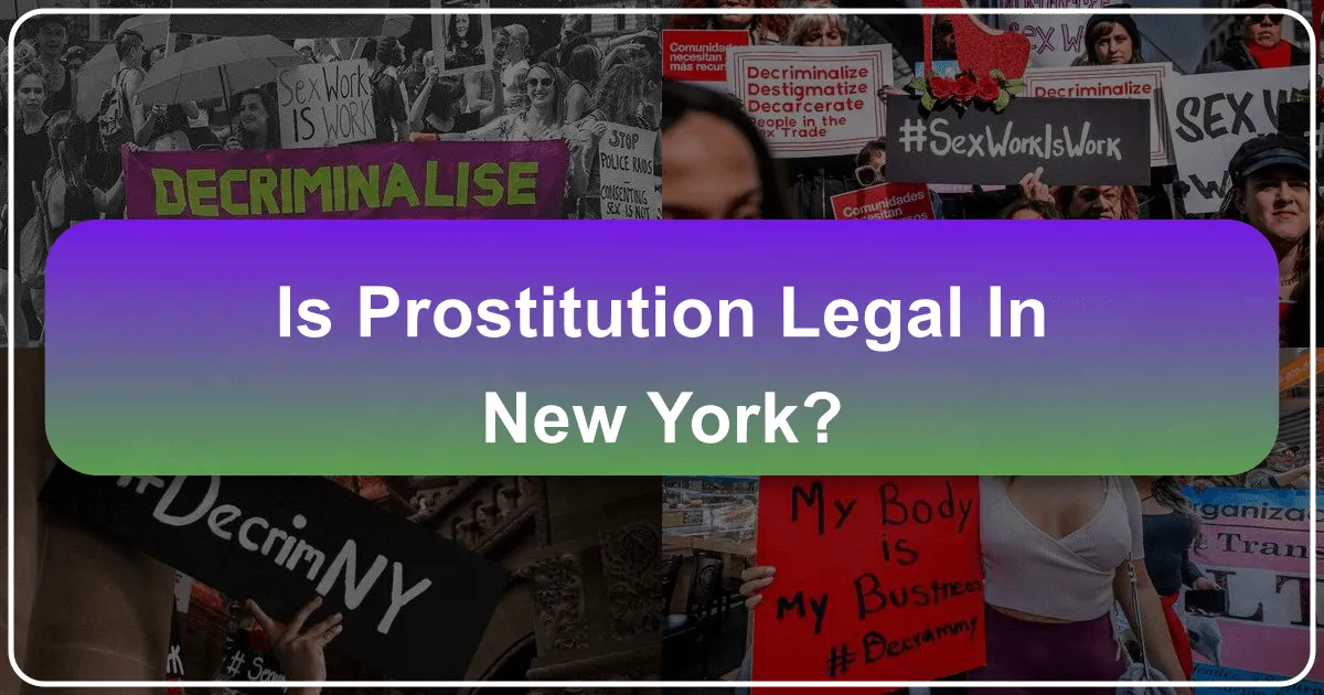 Is Prostitution Legal in New York?